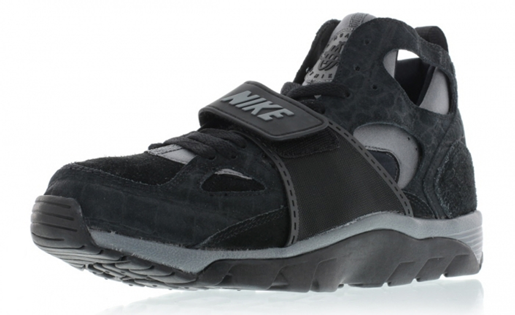 nike huarache black grey