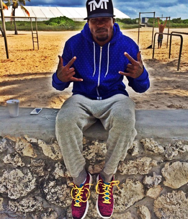 Chad Johnson wearing Nike Lunar Flyknit Chukka