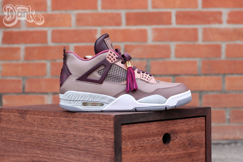 Air Jordan IV 4 Louis Vuitton Don for Wale by Dank Customs (1)