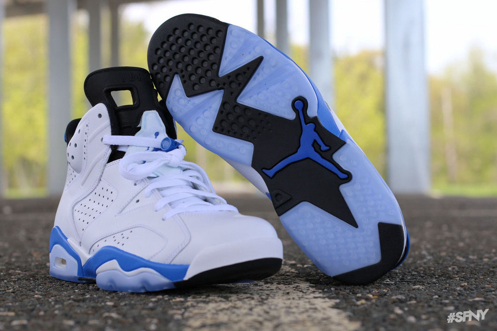 blue 6 jordans