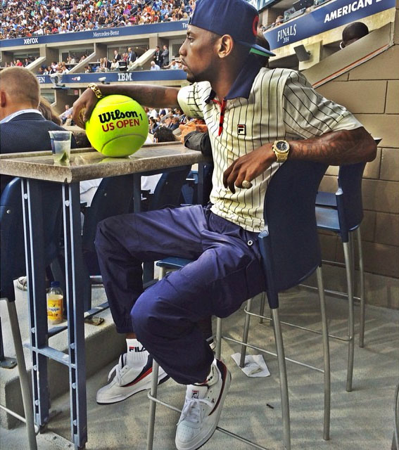 Fabolous wearing FILA Original Tennis