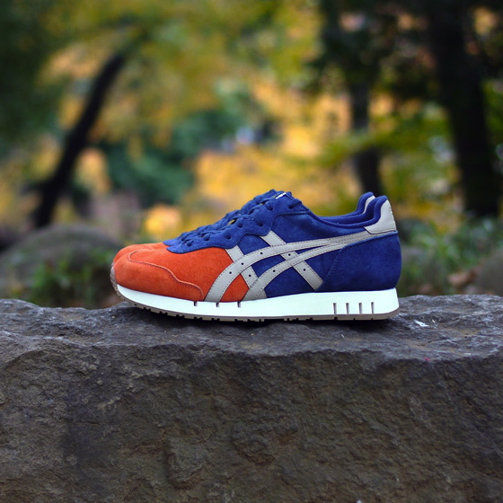 mita sneakers x Onitsuka Tiger X-Caliber Tequila Sunrise profile