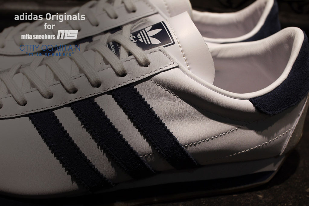 mita sneakers x adidas Originals Country OG White/Navy-Gum | Complex