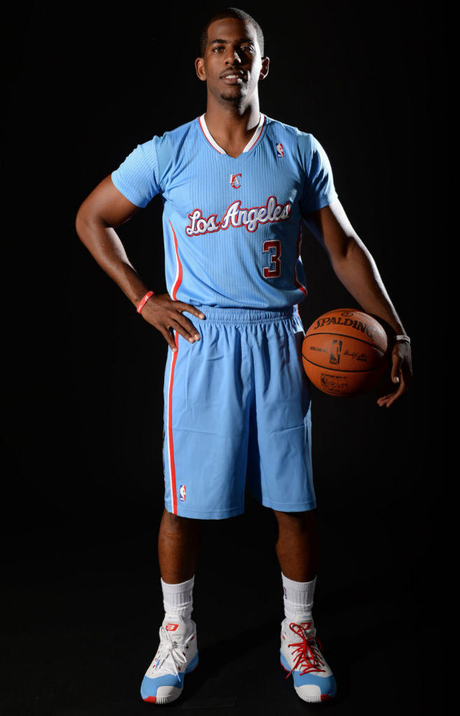 Chris Paul wearing Jordan CP3.VII 7 Back in Blue