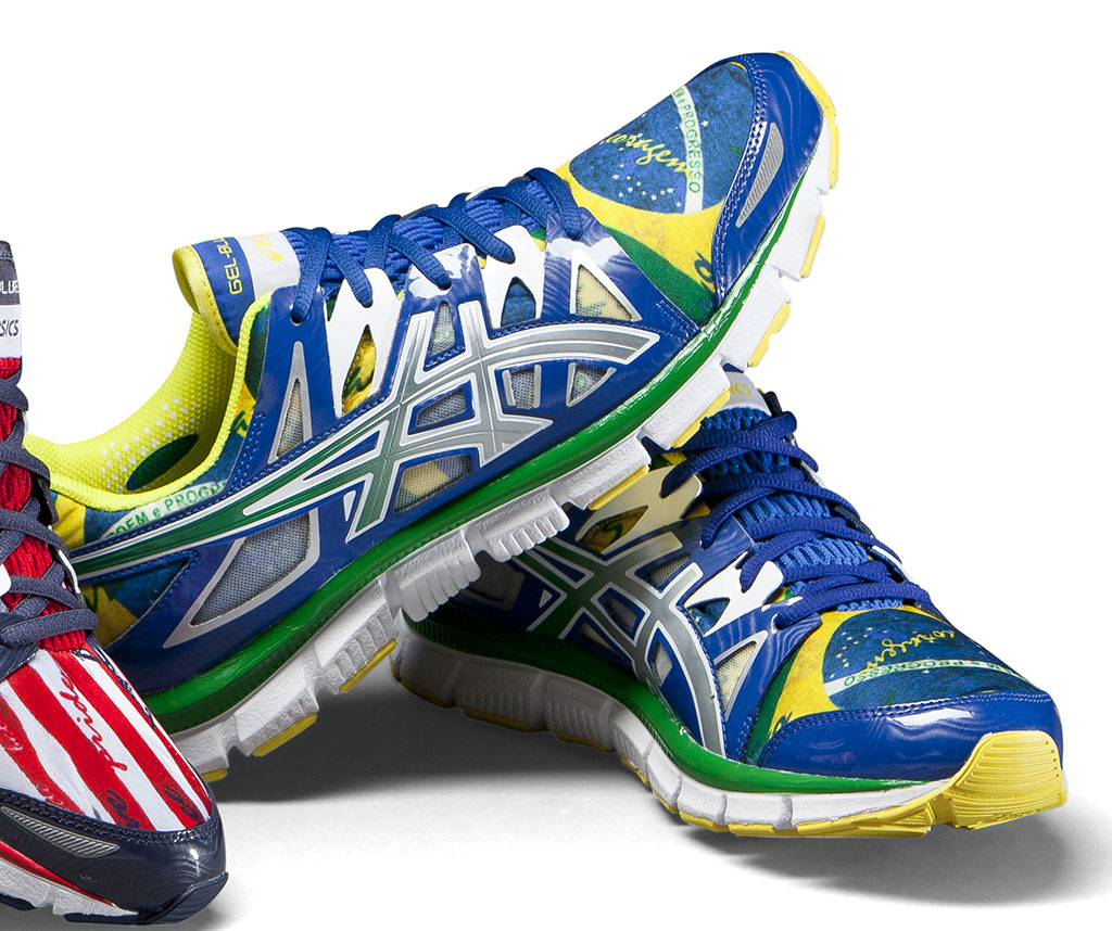 Asics american shop flag shoes