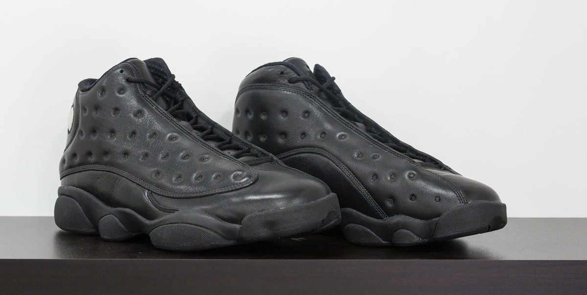 triple black jordan 13