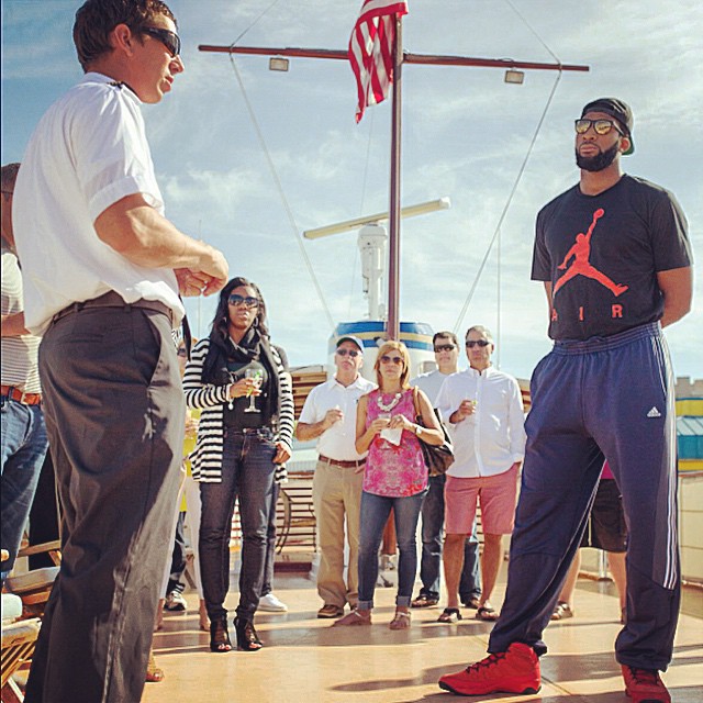 Andre Drummond wearing Air Jordan IX 9 Motorboat Jones