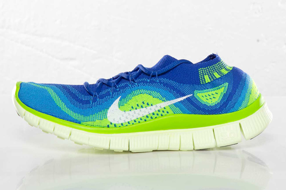 Nike free hot sale flyknit green