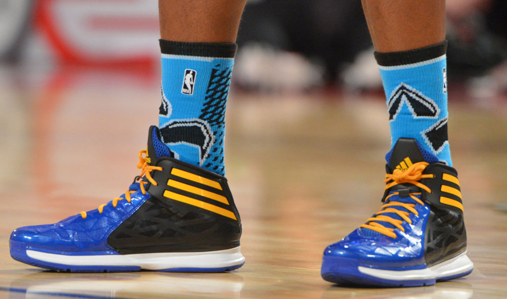 Harrison Barnes wearing adidas Crazy Fast 2