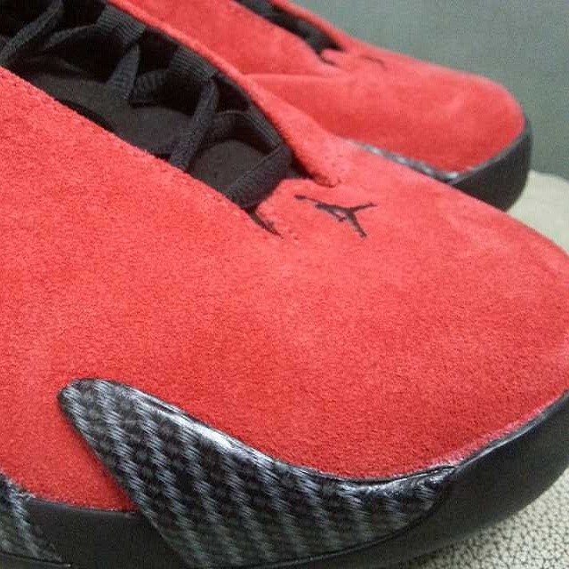 Air Jordan 14 XIV Red Suede (4)