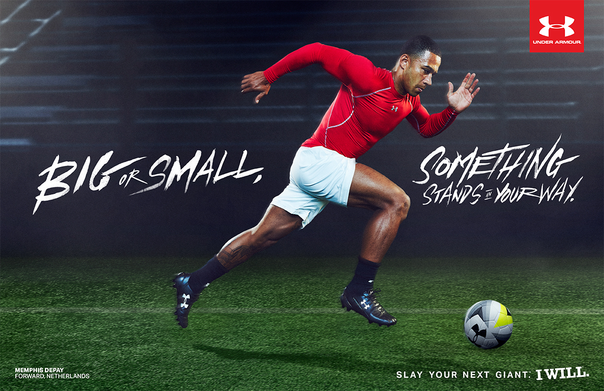 Under Armour Is Letting Soccer Players Put Their Goals on Their Laces