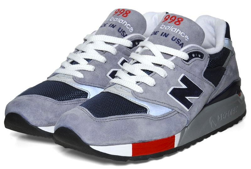 New Balance Made In The USA 998 - Gray / Navy / Red | Sole Collector