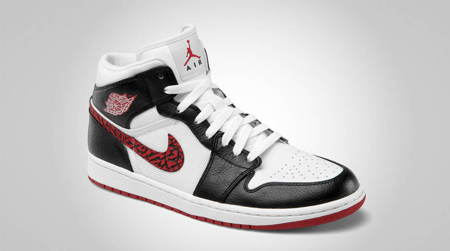 Air Jordan 1 Phat White Varsity Red Black 364770-110 (2)