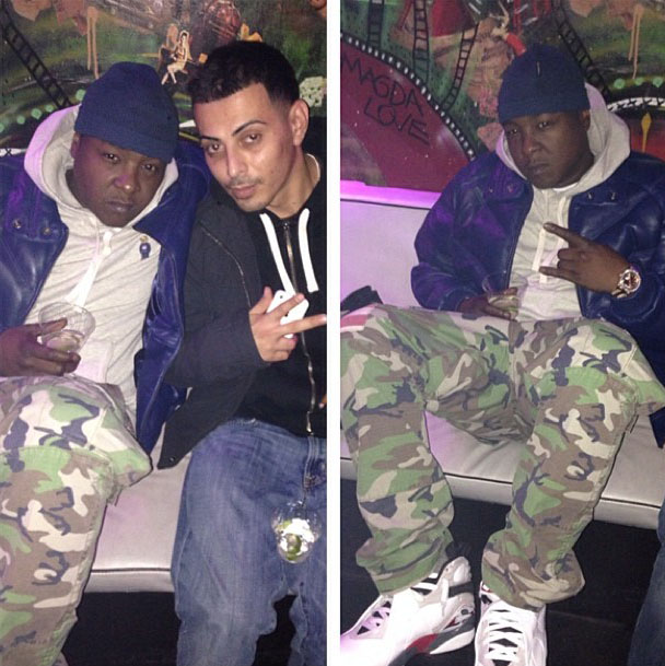 Jadakiss wearing Air Jordan 8 VIII Retro Bugs