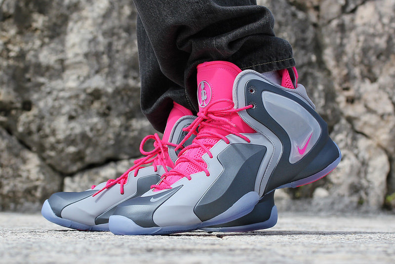 Nike Lil Penny Posite Wolf Grey/ Hyper Pink - Detailed Look
