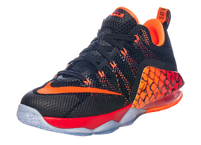 lebron 12 low black