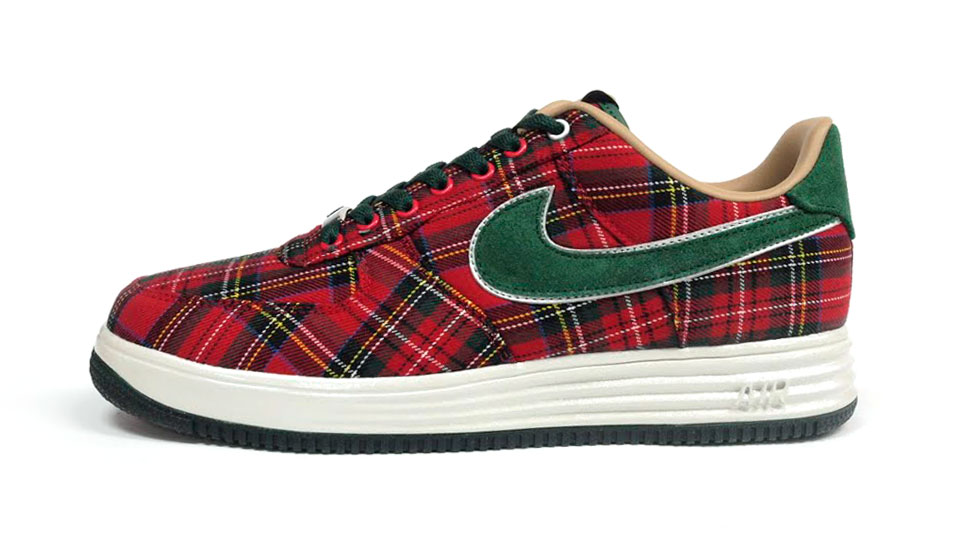 nike air force one tartan