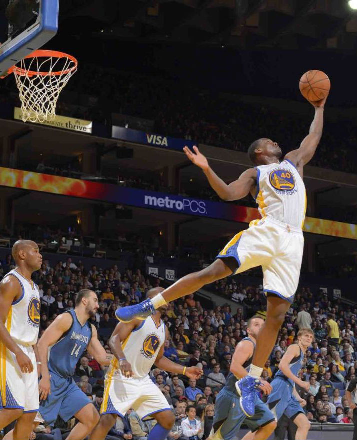 Harrison Barnes wearing adidas Rose 773 Blue (2)