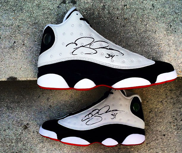 UNKNWN x Ray Allen Autographed Air Jordan XIII 13 Raffle (2)