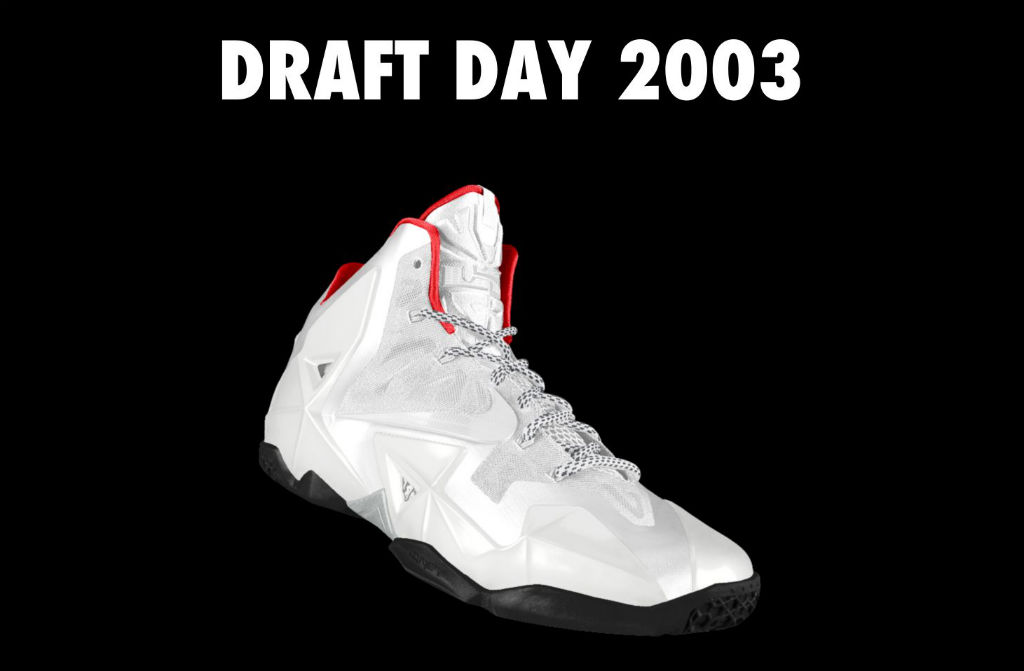 Lebron draft hot sale day shoes