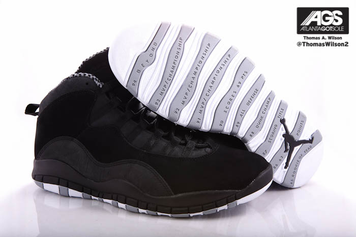 air jordan retro 10 black and white