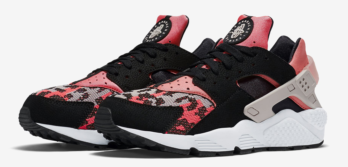 nike huarache animal print