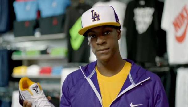 Rajon Rondo Goes Purple & Gold for Champs Sports