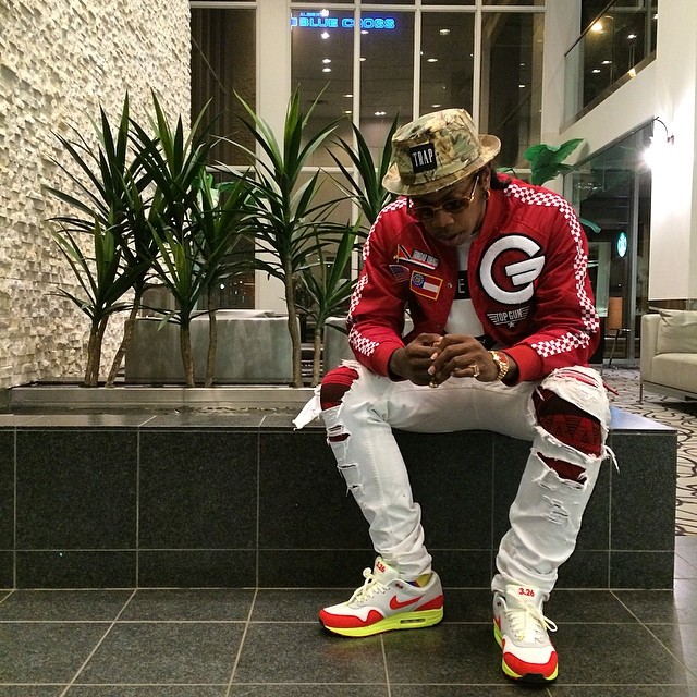 Trinidad James wearing Nike Air Max 1 Air Max Day