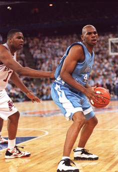 Jerry Stackhouse wearing Air Jordan 10 Powder