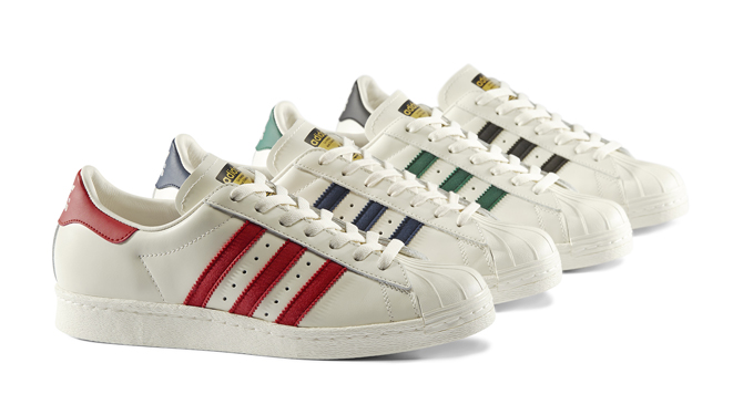 For adidas originals 'superstar 80s' leather sneaker clearance (women)