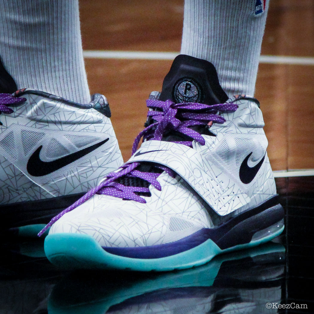 Paul Pierce wearing Nike Air Legacy 3 NOLA Gumbo League