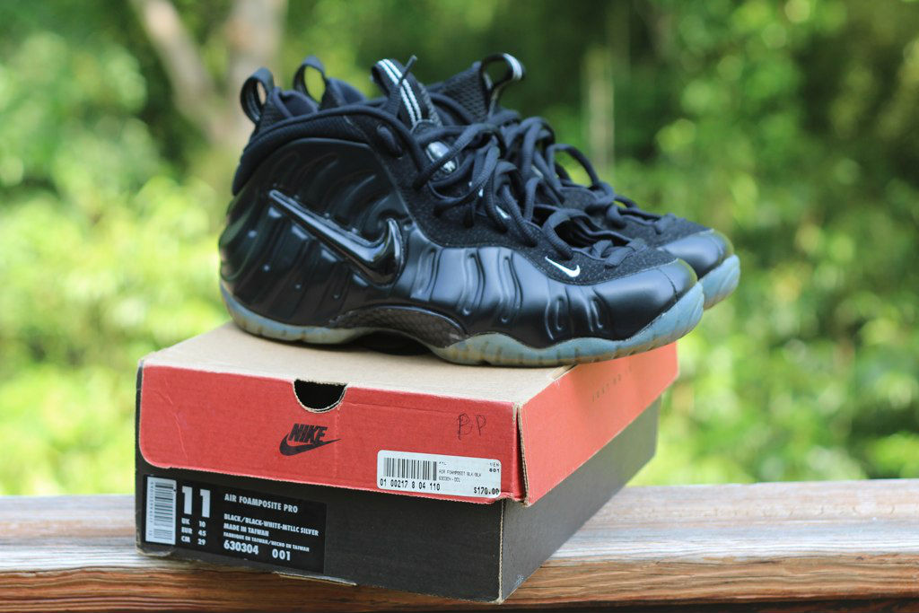 Spotlight // Pickups of the Week 5.26.13 - Nike Air Foamposite Pro Black Metallic Silver by watchmyshoes96