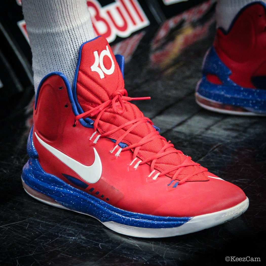 Jonas Jerebko wearing Nike KD 5 iD (1)