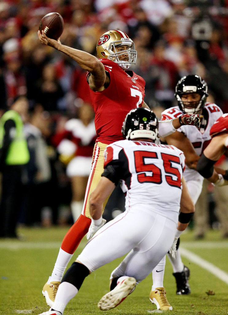 Colin Kaepernick wearing Air Jordan 12 PE Cleats (3)