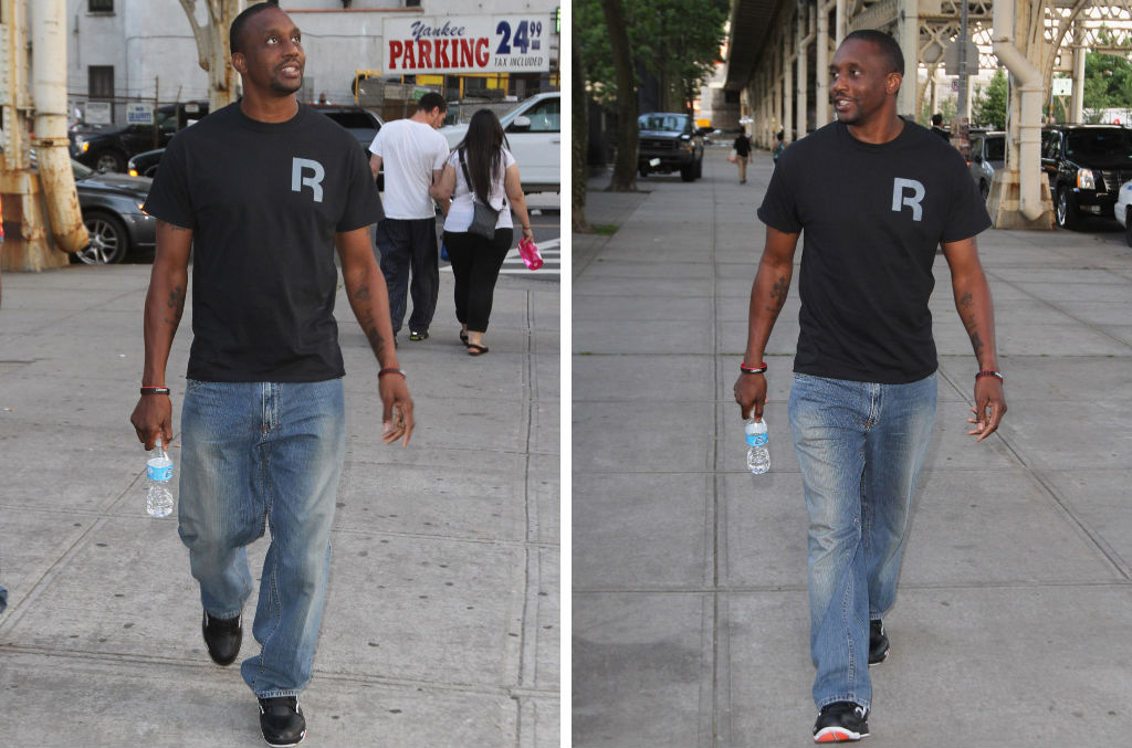 Retired NBA Player Dee Brown, wearing Reebok Pump Omni Lite Retro News  Photo - Getty Images