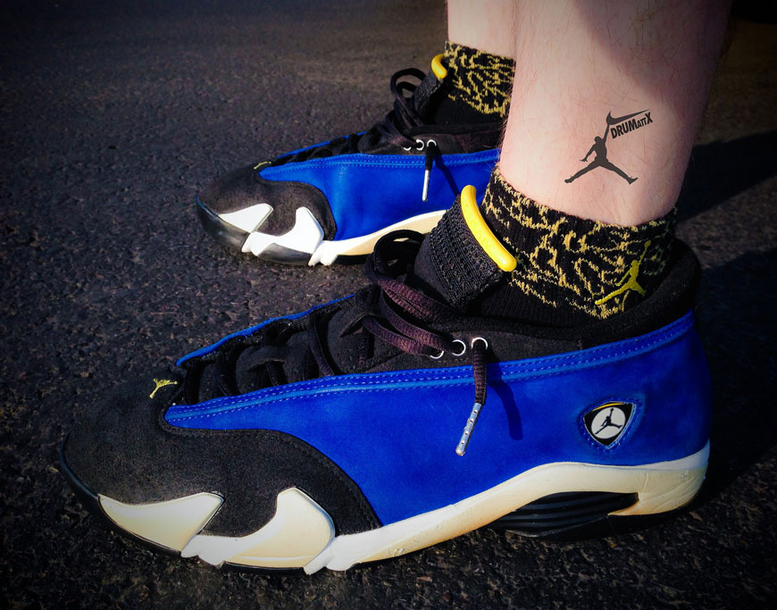 Spotlight: Forum Staff Weekly WDYWT? - 4.20.14 - DRUMattX wearing Air Jordan XIV 14 Low Laney