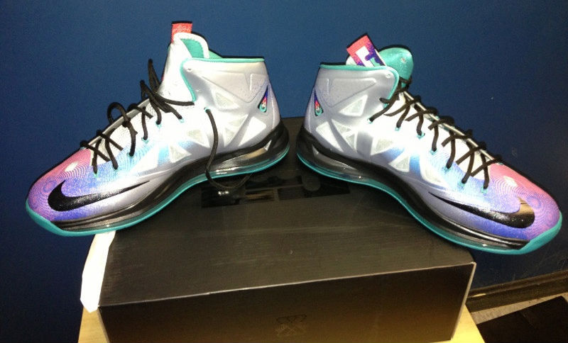 Nike LeBron X Platinum Black Turquoise 541100-008 (5)