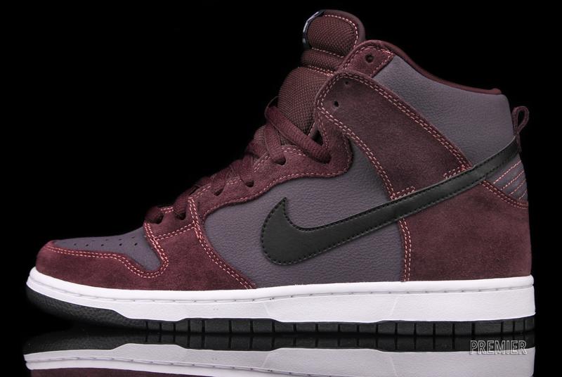 Burgundy and shop black nikes