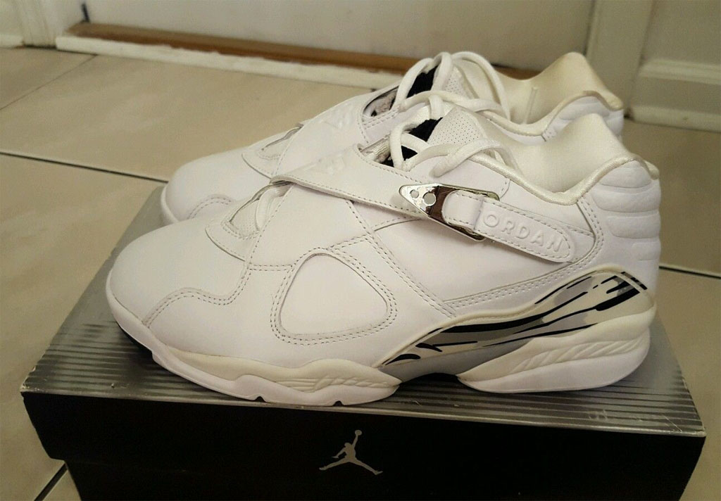 jordan 8 low white