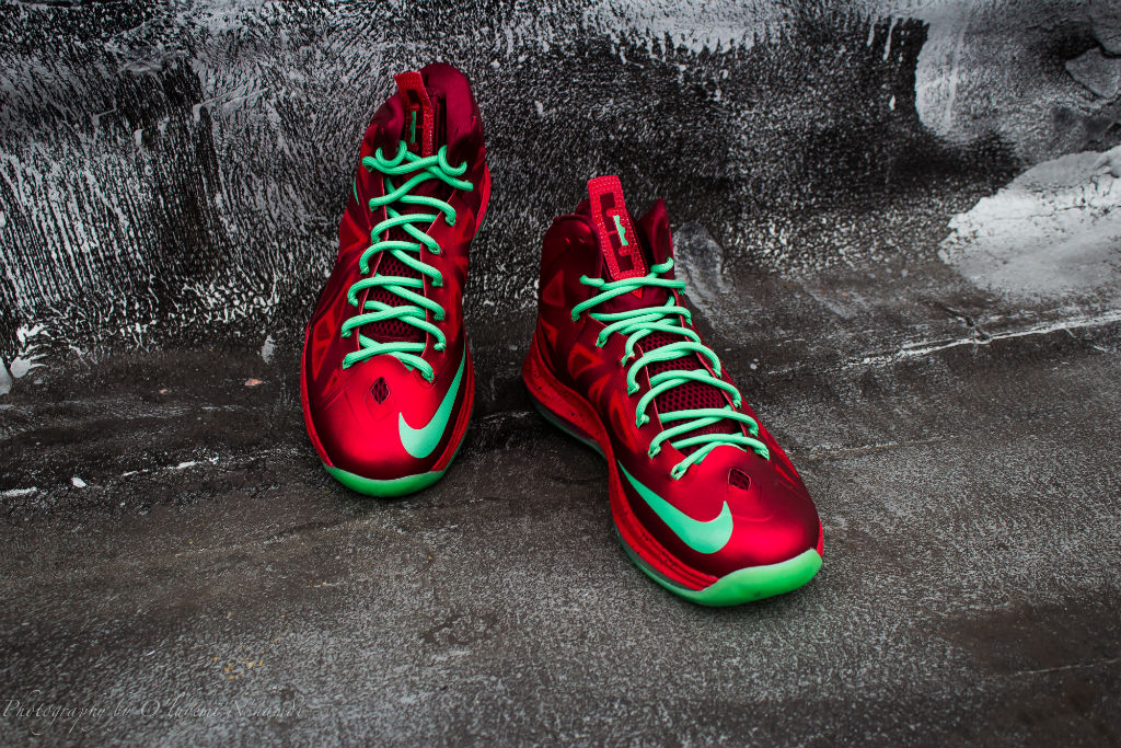 Nike LeBron X Christmas Red Diamond 541100-600 (2)