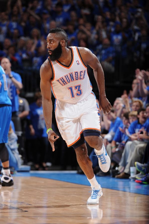 James Harden wearing Nike Hyperdunk Low Elite