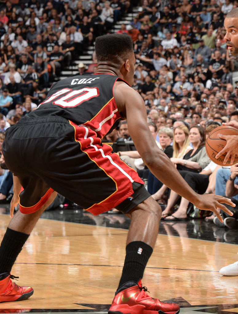 Norris Cole wearing Nike Zoom Soldier VII 7 PE