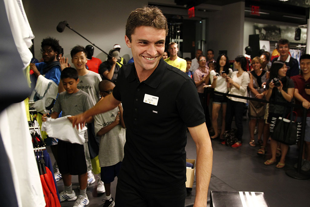 Fans Served By Tennis Stars at adidas Performance Store NY (2)