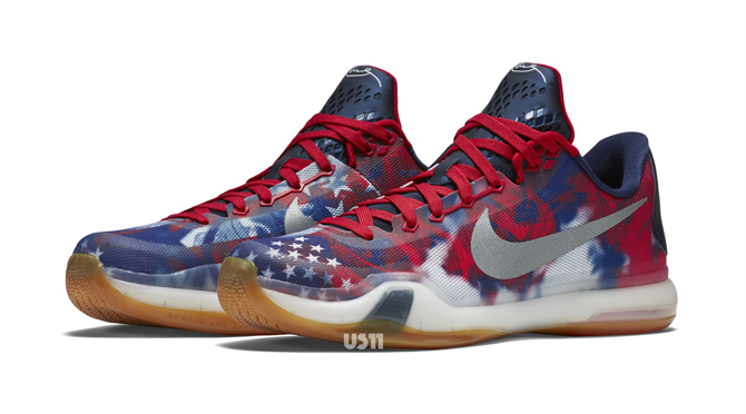 red white and blue kobes