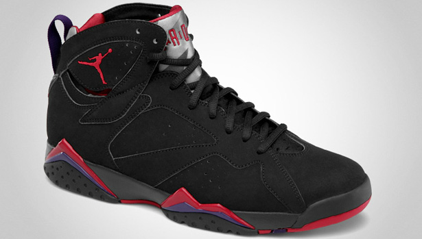 black red and purple jordan 7