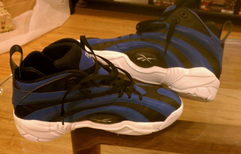 Reebok Shaqnosis Black Blue Reflective Sample V51848 (8)