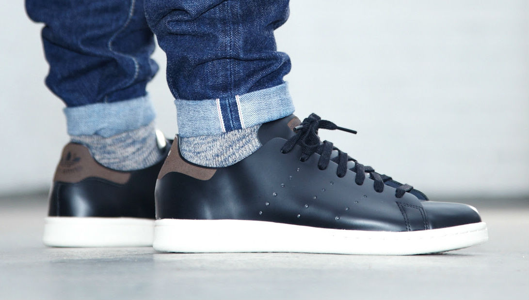 adidas stan smith deconstructed black