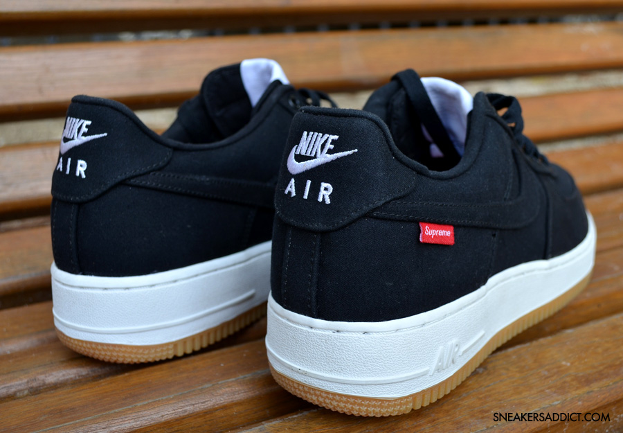 Supreme x Nike Air Force 1 Low - 30th Anniversary - Black | Complex