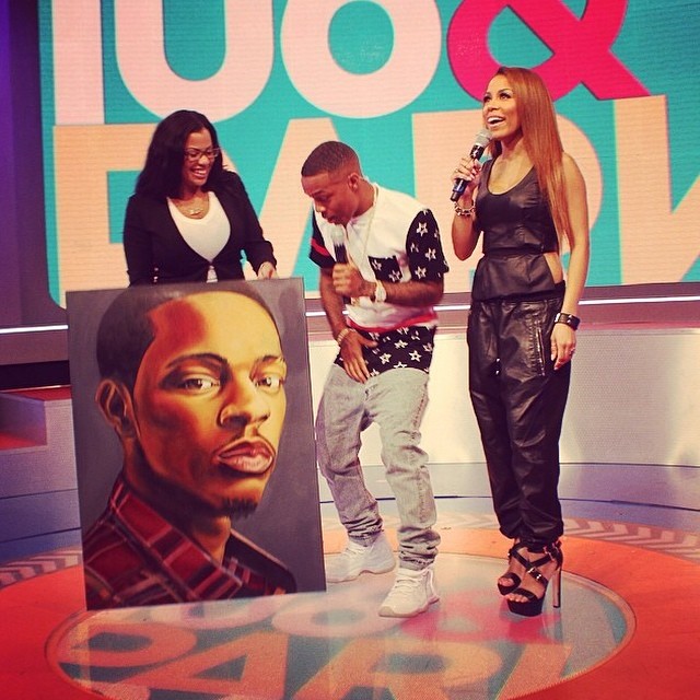 Bow Wow wearing Air Jordan XI 11 Silver Anniversary