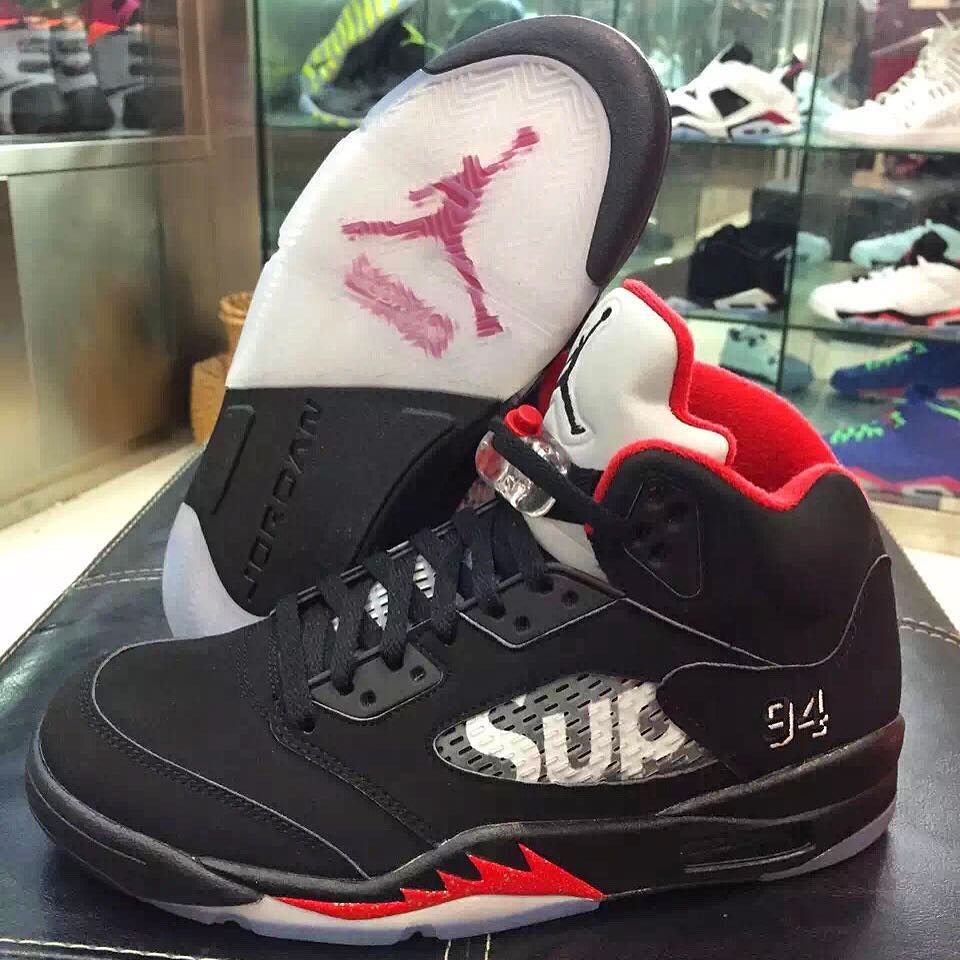 air jordan 5 supreme black